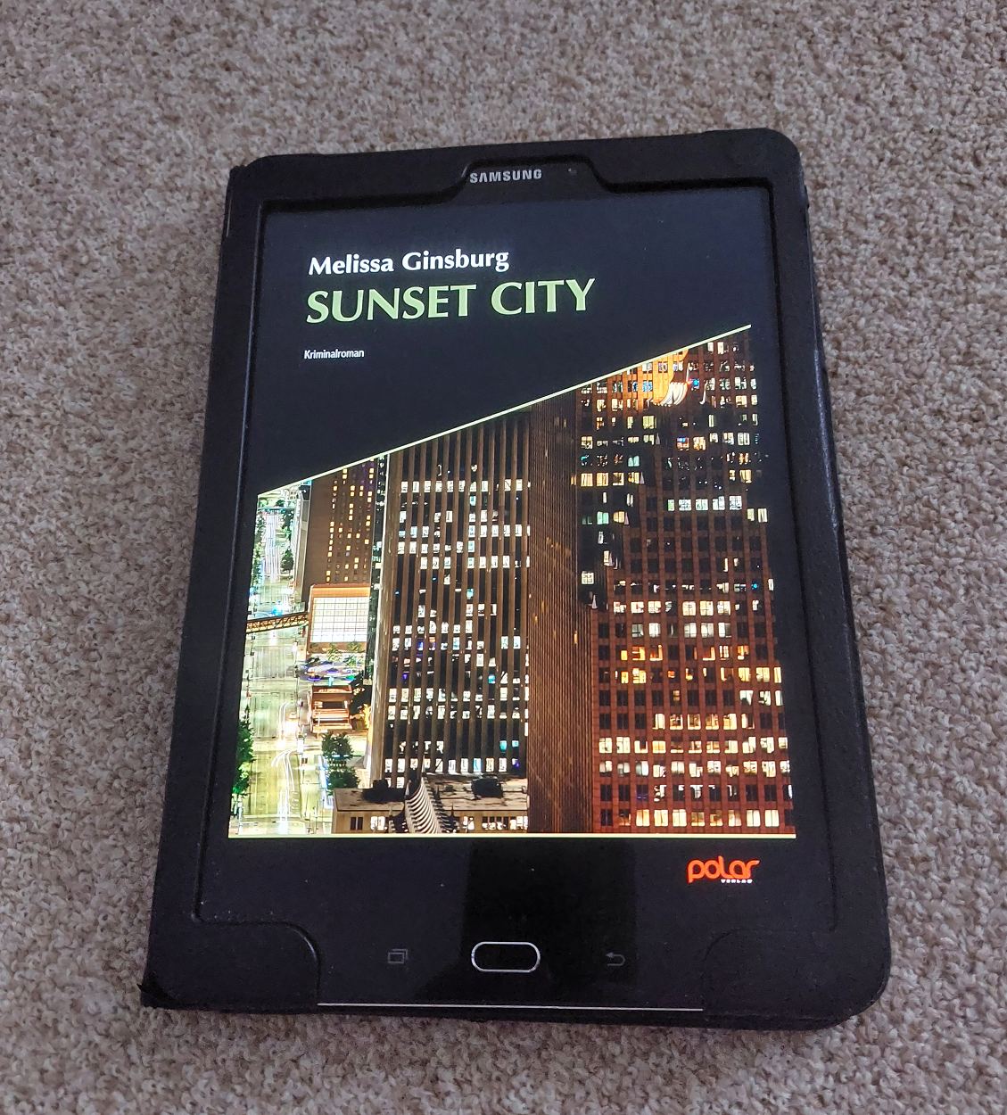 Cover Sunset City - Melissa Ginsburg